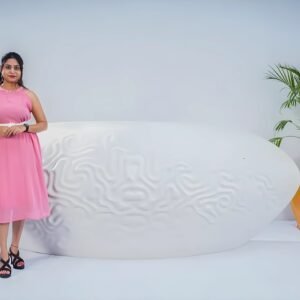 White Reception Desk