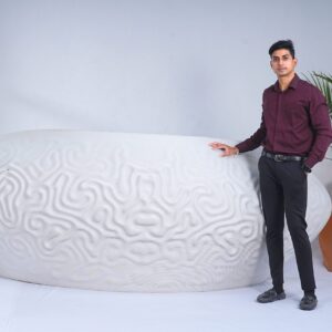 White Reception Desk